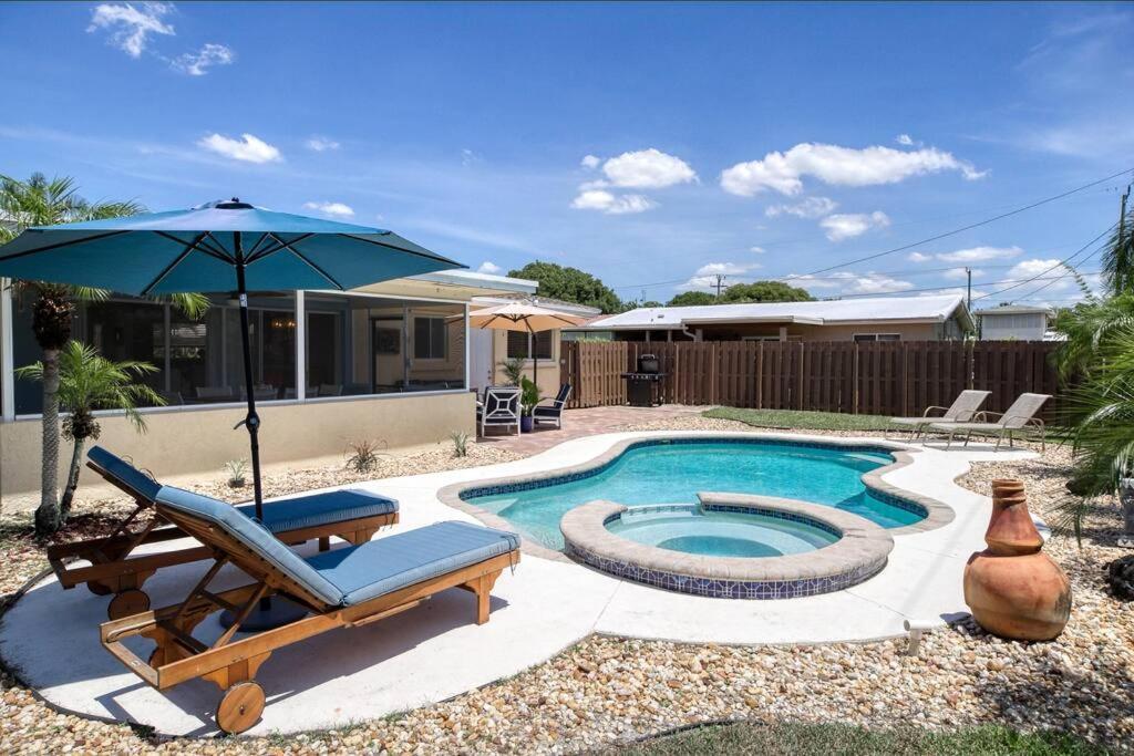 Paradise 4 Min To The Beach With Private Heated Pool Deerfield Beach Zewnętrze zdjęcie